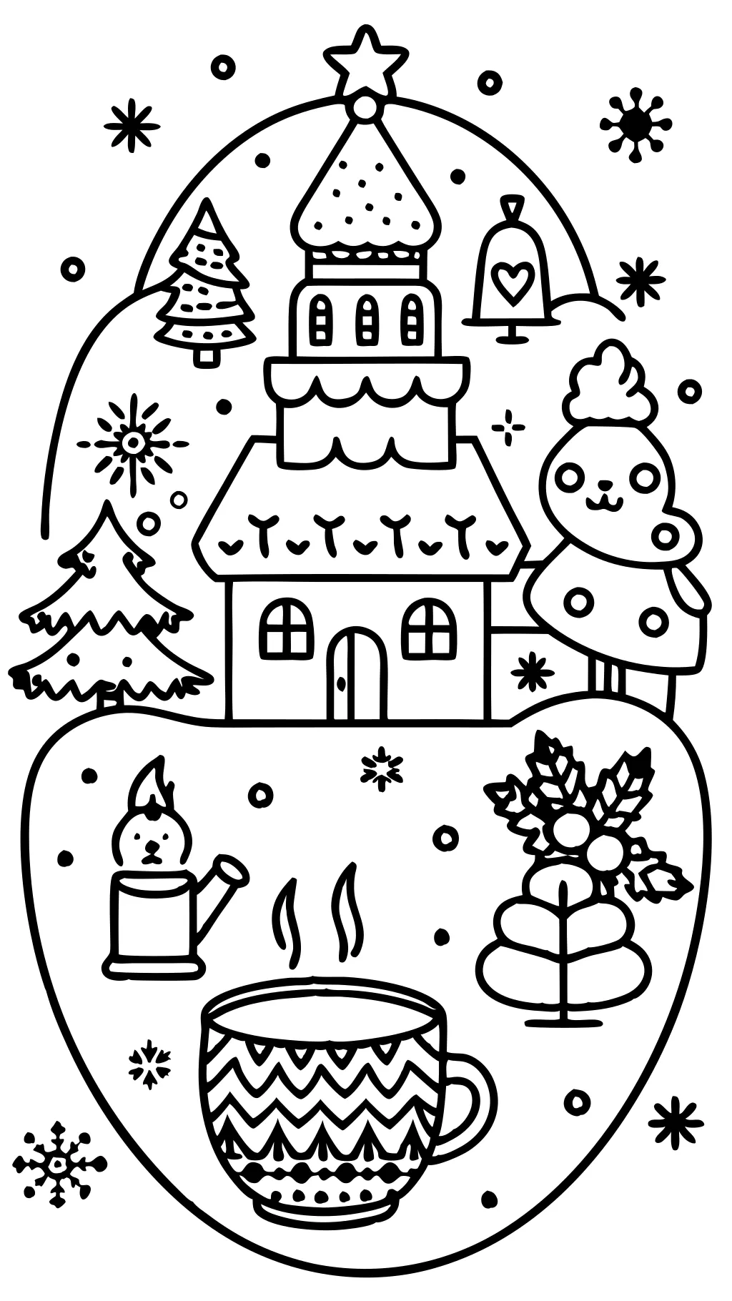 coloring pages for january